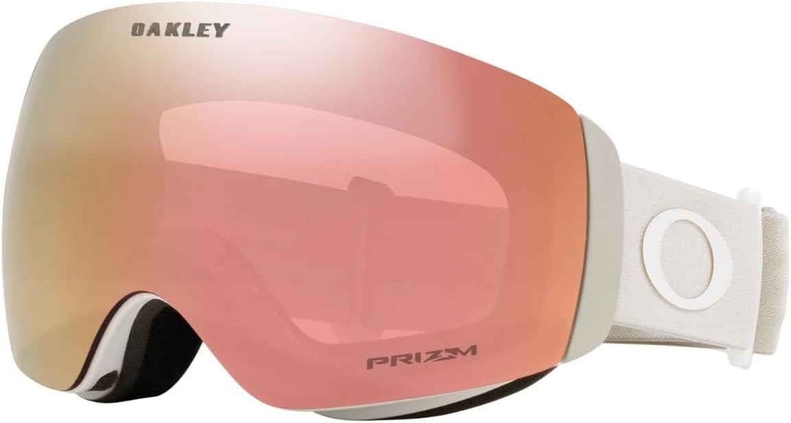 Oakley Flight Deck M Prizm Snow Goggles Cool Grey With Prizm Rose Gold Lens