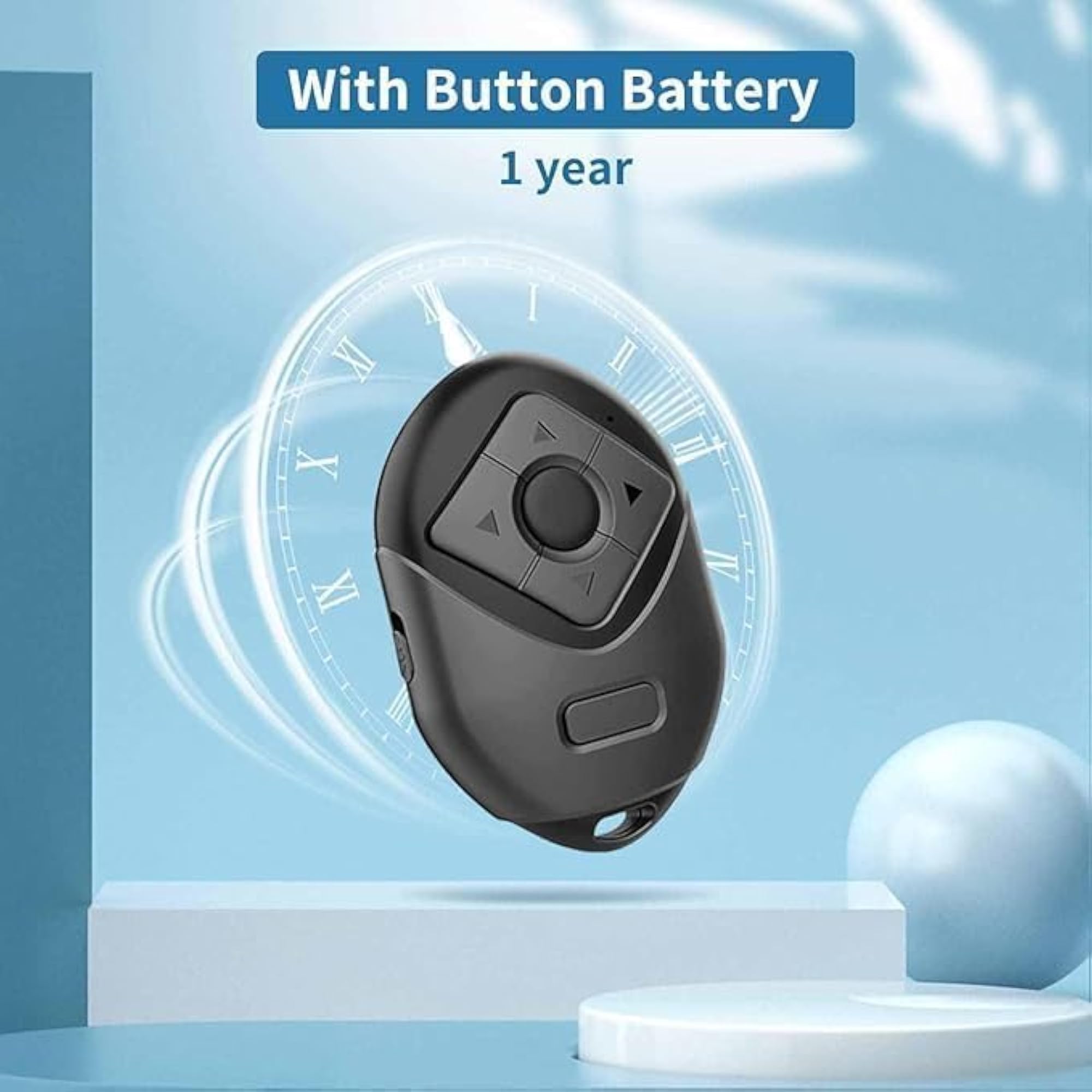Bluetooth Page Turner Remote Control, 6-Button Wireless