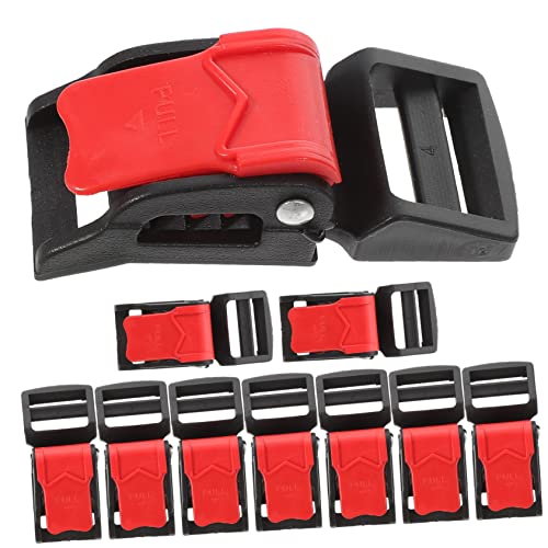 Zerodeko 10pcs Helmet Chin Strap Buckle Replacement Motocross Release Ratchet Parts Helmet Lock Quick Helmet Clips Helmet Holder Replacement Strap Buckles Helmet Buckle