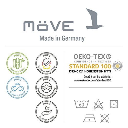 Möve Bamboo Luxe bath mat velours 60 x 100 cm made of 50% cotton / 50% viscose from bamboo cellulose, ivory