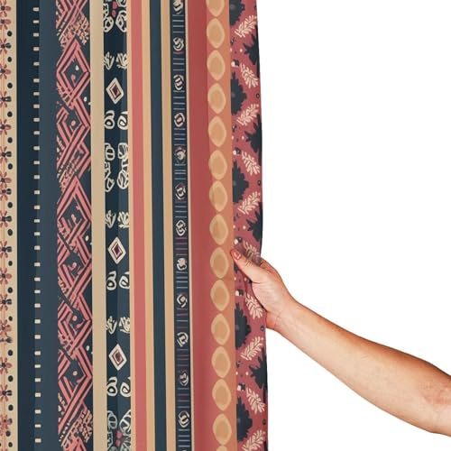 Rideau de douche en polyester BONDIJ 183x183 cm lavable avec crochets - 3