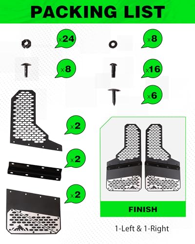 Image of Trumgeta 2X Truck Pickup Universal Mud Flaps Splash Guards