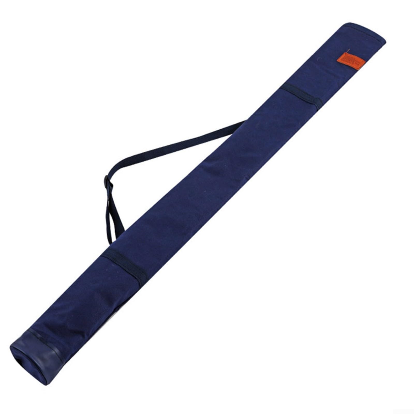 Estuche de lona para caña de pescar, bolsa de transporte impermeable con correa ajustable para el hombro para postes y aparejos de paraguas, equipo de 130 cm, Blue, 1,2 m