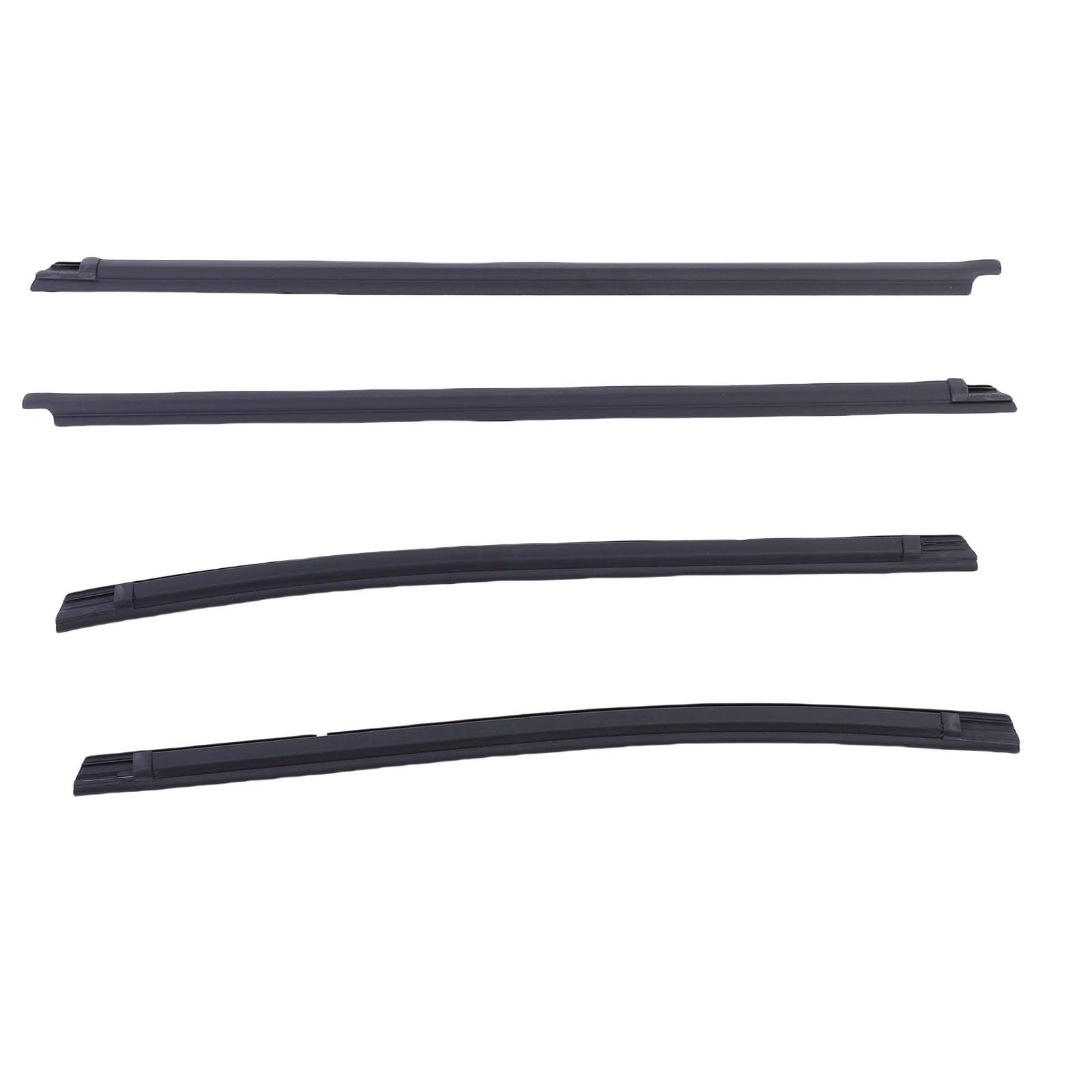 Keenso Uszczelka Szyby Samochodowej, Listwa Uszczelniająca, Kompatybilna z Double Cab 2005-2015, Zastępuje OEM 68161-04050 68162-04050 68163-04020 68164-04020