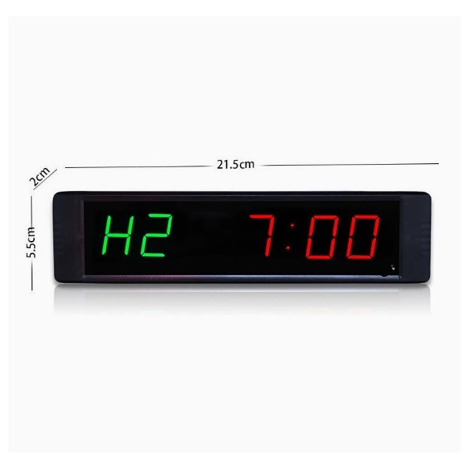 Horario del Gimnasio, Temporizador Deportivo Reloj Digital LED Montado En La Pared De 1 Pulgada con Control Remoto