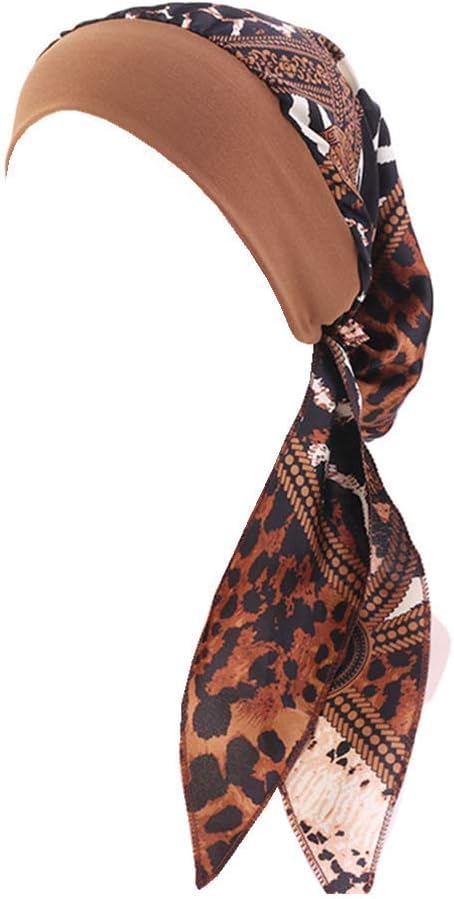 YSTrillion Turbante de Quimioterapia para Mujer,Elegante Verano Sombrero de Chemo,Pañuelo para la Cabeza de Gasa Diadema Para Pérdida De Cabello,Cáncer,Quimioterapia