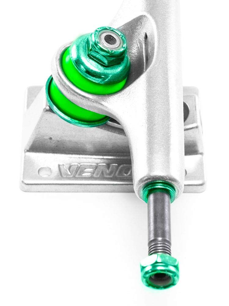(80a / Soft) - Venom Skateboards/Skate Anodised Universal Truck Rebuild Kit - Cylinder 80a/90a/96a INC Bushings/Pivot Cups/Nuts etc