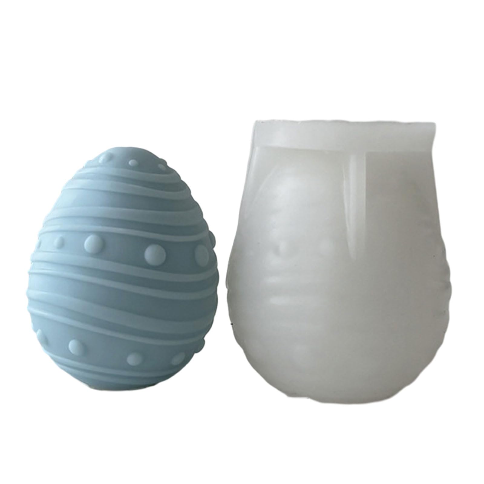 Buxuaaaa Eggs Mold Non Stick Easy to Demold for, Soap, Easter Party Decor, Easter Gift Bag Fillers Supplies