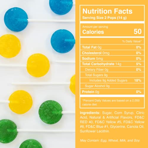 Candy Creek - Classic 10 Flavor Lollipop Variety: 9 Fruit Flavors + Root Beer (Bulk 5 Lb. Carton) #TOP2