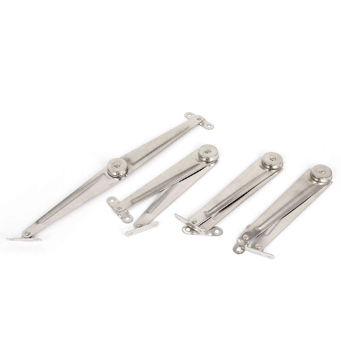 4pcs Furniture Featured Cupboard Door Drop Reliable Efficacy Front Desk Chest Lid Support Hinge Stay