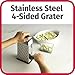 GoodCook Touch 4-sided Box Grater, Stainless Steel Blades with Collection Cup included