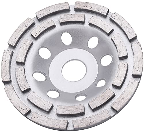 Tendak Meule diamant de qualité supérieure standard 125 mm x 22,2 mm pour béton, plâtre, granit, résine, colle pour carrelage, pierre naturelle, etc (1 pcs)