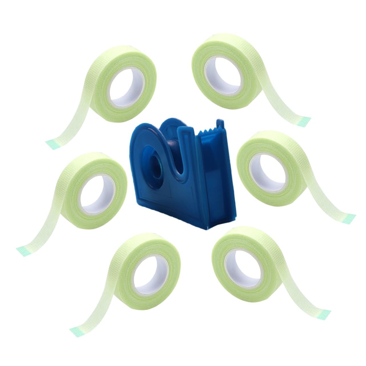 LIFKOME Lash Extension Tapes Cutter 7 Pcs Pe Non-woven Isolation Patches Accurate Lash Adhesive Soft