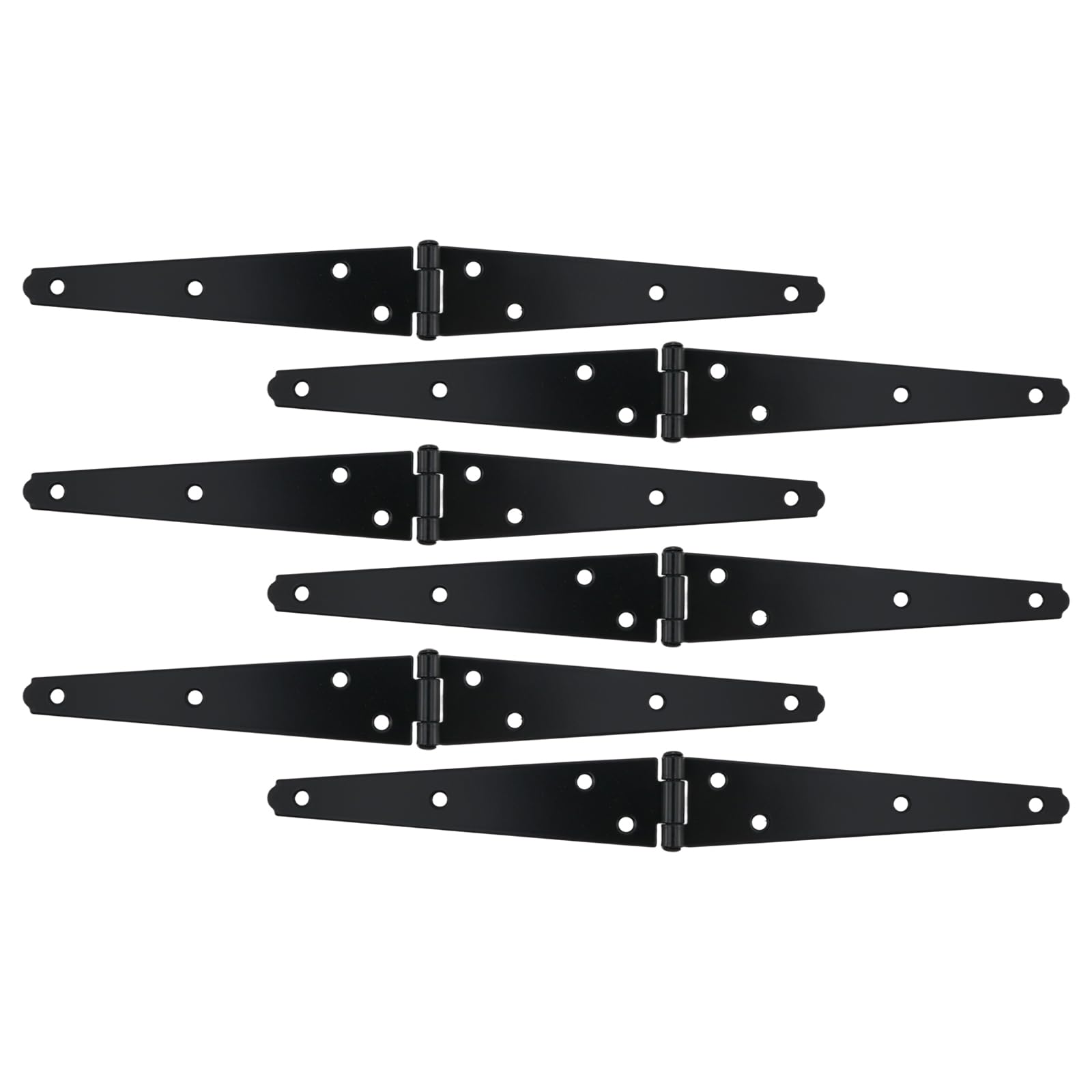 Heavy Duty Gate Hinges - 6 Pack Silver -15