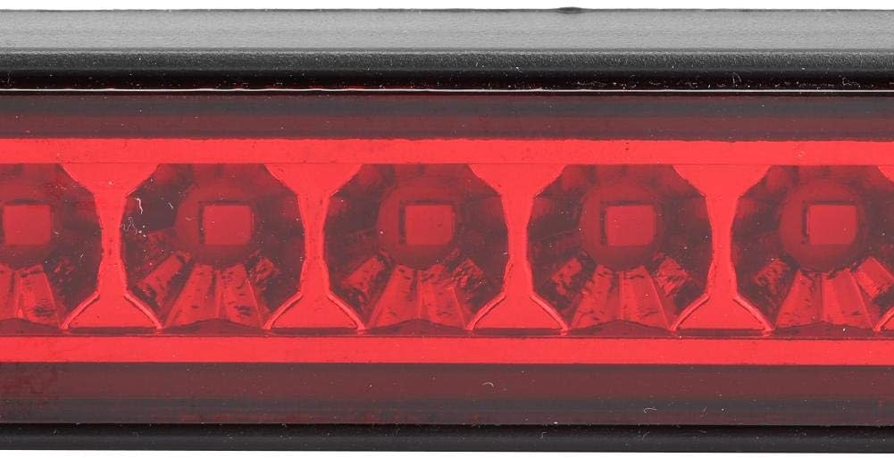 Qiilu LED Lampa hamowania światło tylne przyczepy Wysoka lampa hamowania Turn Signal Light Truck 15 LED 10-30 V 红 odpowiednia do trzeciej ciężarówki stop