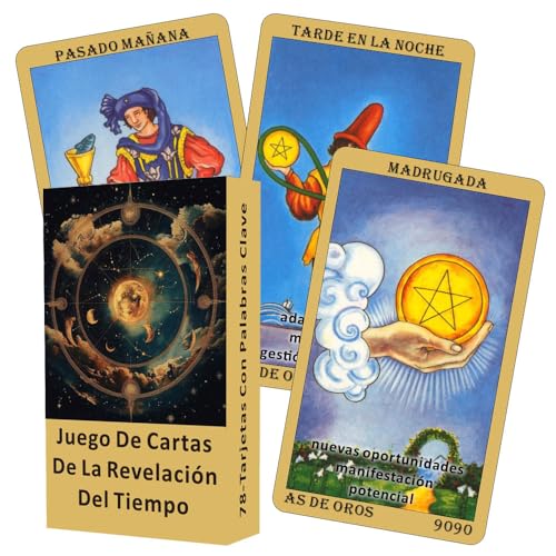 soulme 78 Tarot Cards Deck with Meanings on Them, Tarot para principiantes, tarjeta Original clásica, con significado (versión en español)