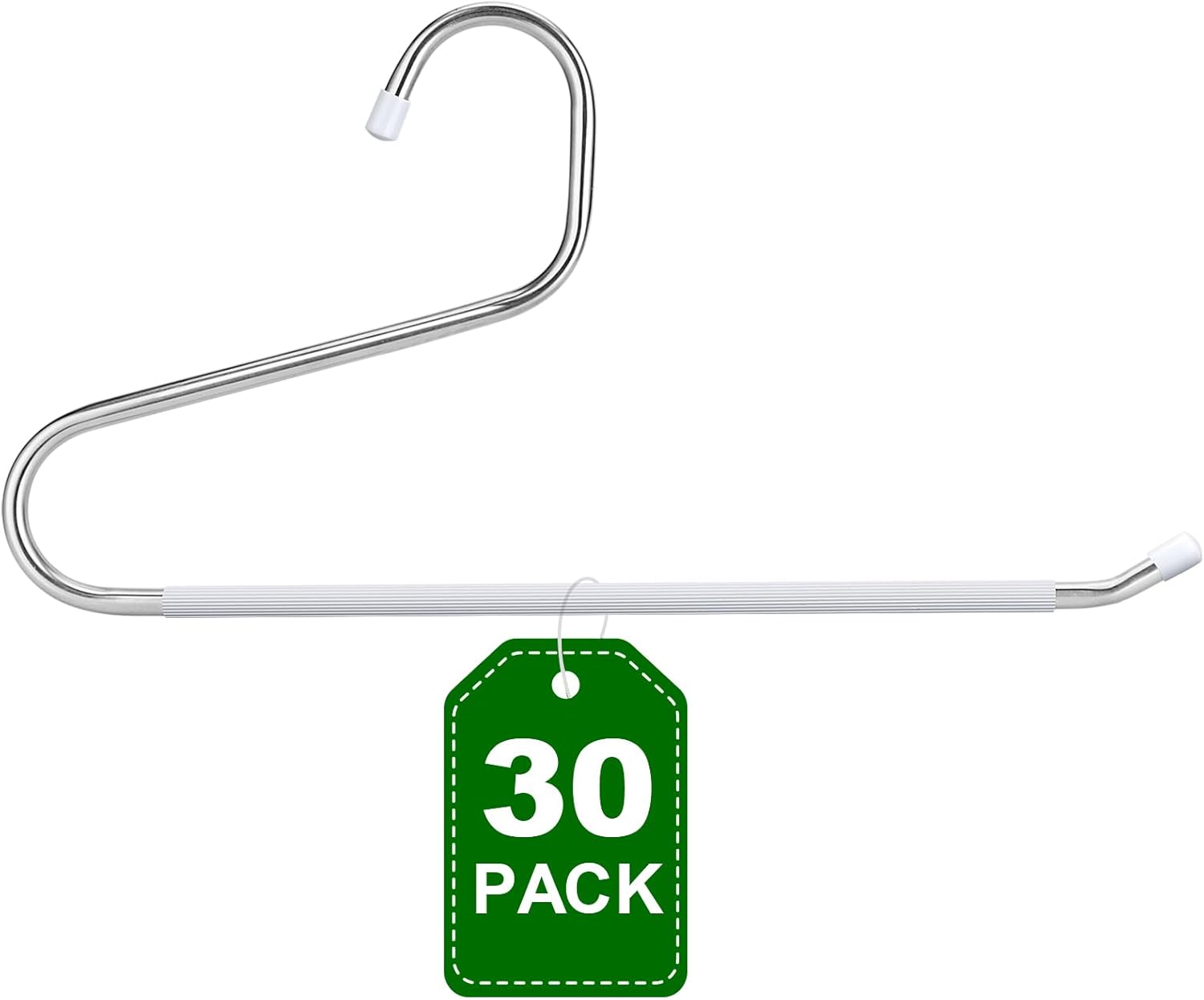 DOIOWN Pants Trouser Jean Hangers 30 Pack Open Ended