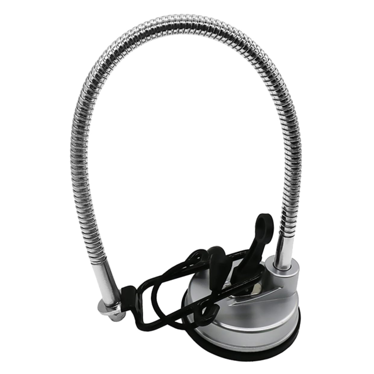 Adjustable Hair Dryer Stand Holder Hands Suction Cup Rack for Bathroom Silver Easy Install Compatible Blow Dryers