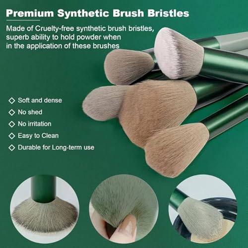 Image of Narah ventures Premium 13-Piece Soft Makeup Brush Set for Face & Eye | Foundation, Blush, Contour & Eyeshadow Brushes | Professional Cosmetic Kit with Travel Pouch(multicolor)