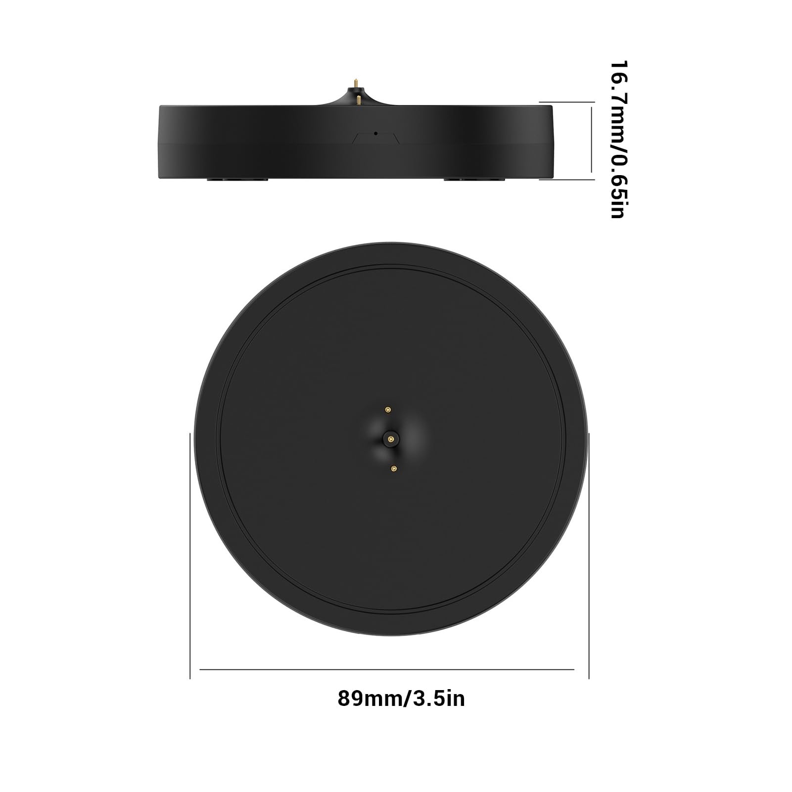 Accensione del Dock di Ricarica per le Orecchie Finali Boom 3 Megaboom 3 Esplosione Megablast, Stazione di Ricarica Professionale con Cavo USB, Compatto e Leggero (BLACK)