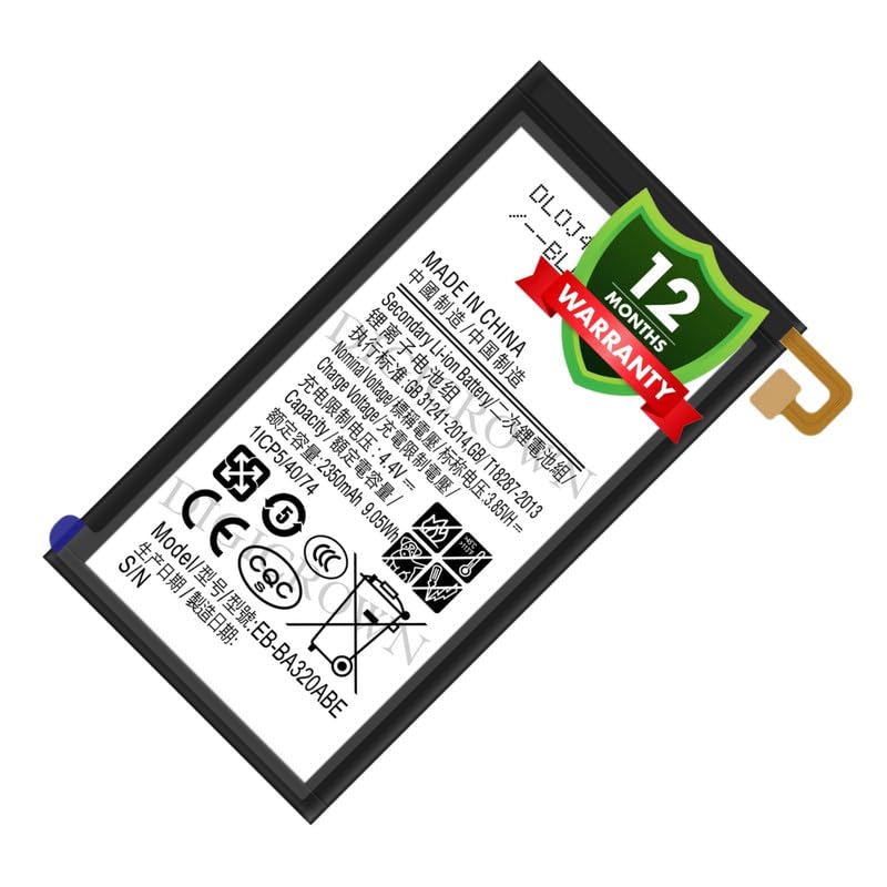 Image of Original EB-BA320ABE Battery Compatible for Samsung Galaxy A3 (2017) (SM-A320F) - (2350mAh) - 1 Year Warranty DF7