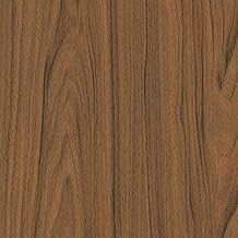 d-c-fix 346-0037-4PK Decorative Self-Adhesive Film, Medium Walnut, 17" x 78" Roll, 4-Pack