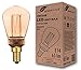 Produktbild greenandco LED Vintage Glühbirne zur Stimmungsbeleuchtung | dimmbar | E14 ST45 | gold | 2,3W 65lm | 1800K extra warmweiß | 320° | 230V | flimmerfrei | Edison Glühbirne