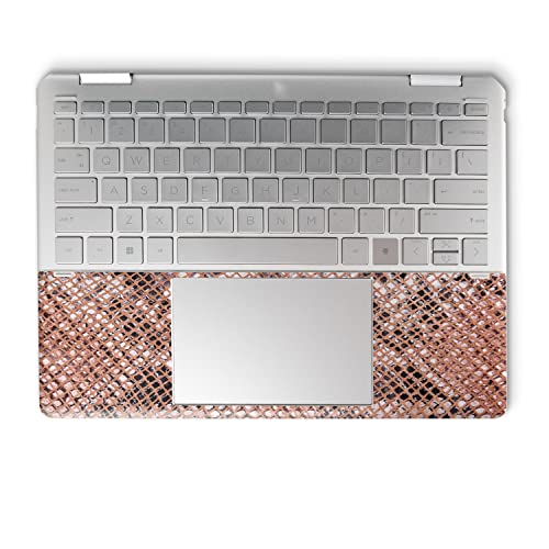 Image of MightySkins Carbon Fiber Skin Compatible with HP Spectre x360 14 inch (2022) Full Wrap Kit - Rattler Back | Protective, Durable Textured Carbon Fiber Finish | Easy to Apply | Made in The USA