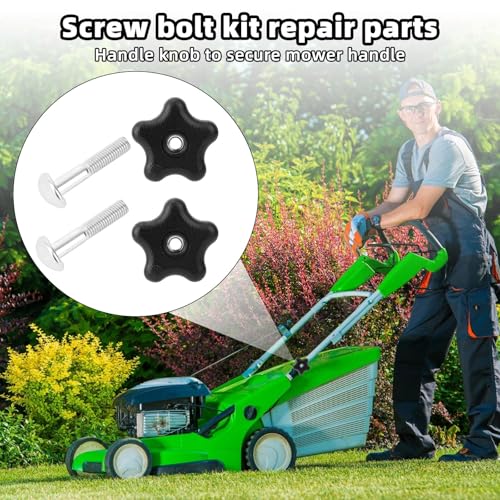 image for lasuroa 2 Packs Handle Knob and Screw Bolt Washer Kits, Machine Access