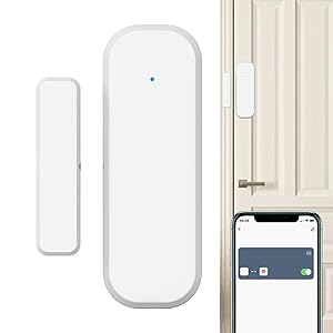 Monitor Inteligente de Puerta | Alarma Inteligente para Ventanas Y Puertas,Domótica Hogareña, Notificaciones Remotas por App, Dispositivo Magnético de Seguridad para Dormitorio y Salón Interior