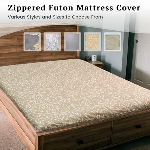 image for ZonLi Futon Mattress Cover 100% Cotton Full Size for Japanese Floor Fu