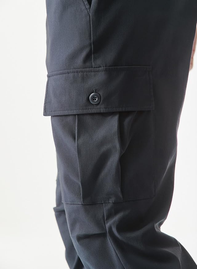 JMIERR Mens Casual Cargo Joggers Pants Elastic Waist Drawstring Stretch Relaxed Fit Work Pants Tapered Sweatpants - Image 5