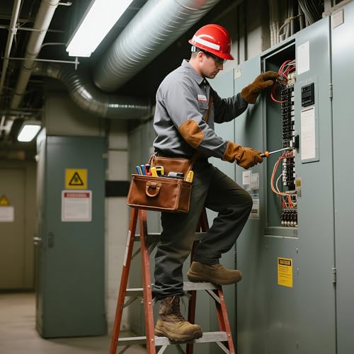 NORTIV 8 Men's 8" Composite Toe Work Boots, Lightweight Side Zipper ASTM F2412-24 & ASTM F2913-24 Safety Military Boots for All-Day Comfort, Peakforce-Nano 6