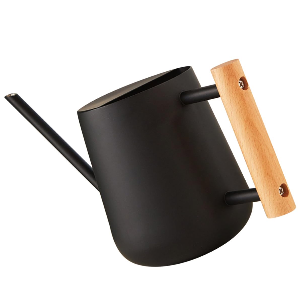 Gadpiparty Annaffiatoio per Piante da Interno in Acciaio Inox 900Ml Beccuccio lungo Ergonomico Annaffiatoio Piccolo per Fiori e Piante Succulente Adatto per Casa Ufficio e Giardino