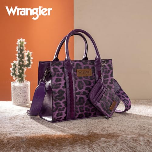 Image of Wrangler Tote Bags for Women Western Purse and Handbags Satchel Top-handle with Card Holder