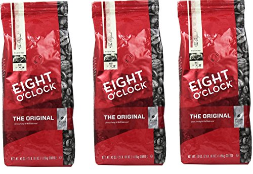 Café Eight O Clock Original Grano 42 Oz Pack x3