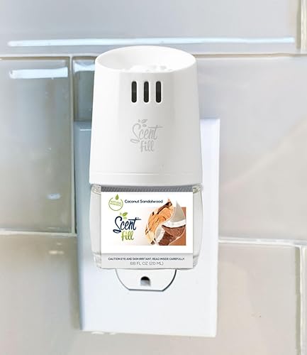 Miniatura 7 de Scent Fill Ambientador con enchufe Blue Lava, repuestos de aceite perfumado, 2 recambios + difusor