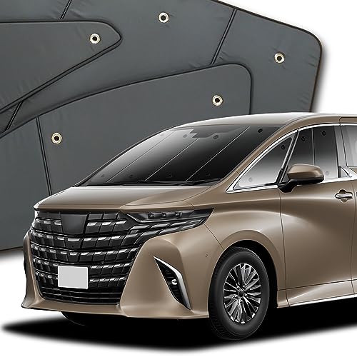 趣味職人 プライバシー サンシェード 車 新型 アルファード 40系 ヴェルファイア 40系 フロント 専用 カーテン 車中泊 グッズ 対応 『01s-a074-fu』