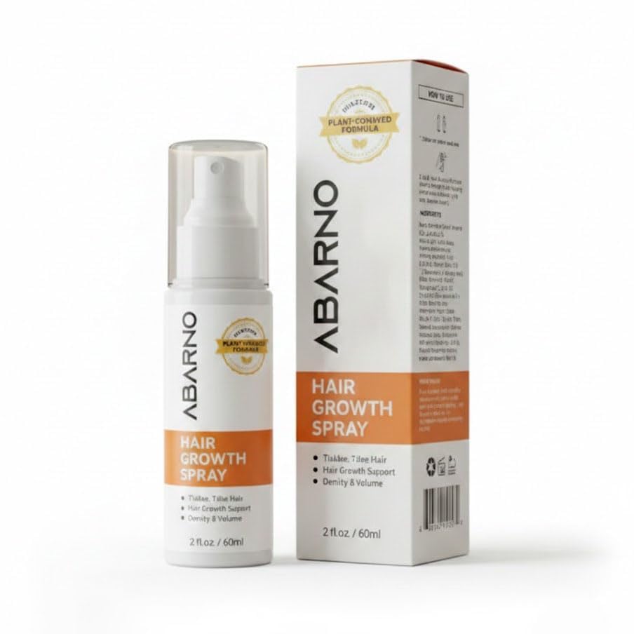 Hair Growth Spray with Rosemary Oil and Biotin, Non-Greasy Scalp Treatment, Helps Support Hair Density & Prevent Thinning, Advanced Thickening Formula - 60ml