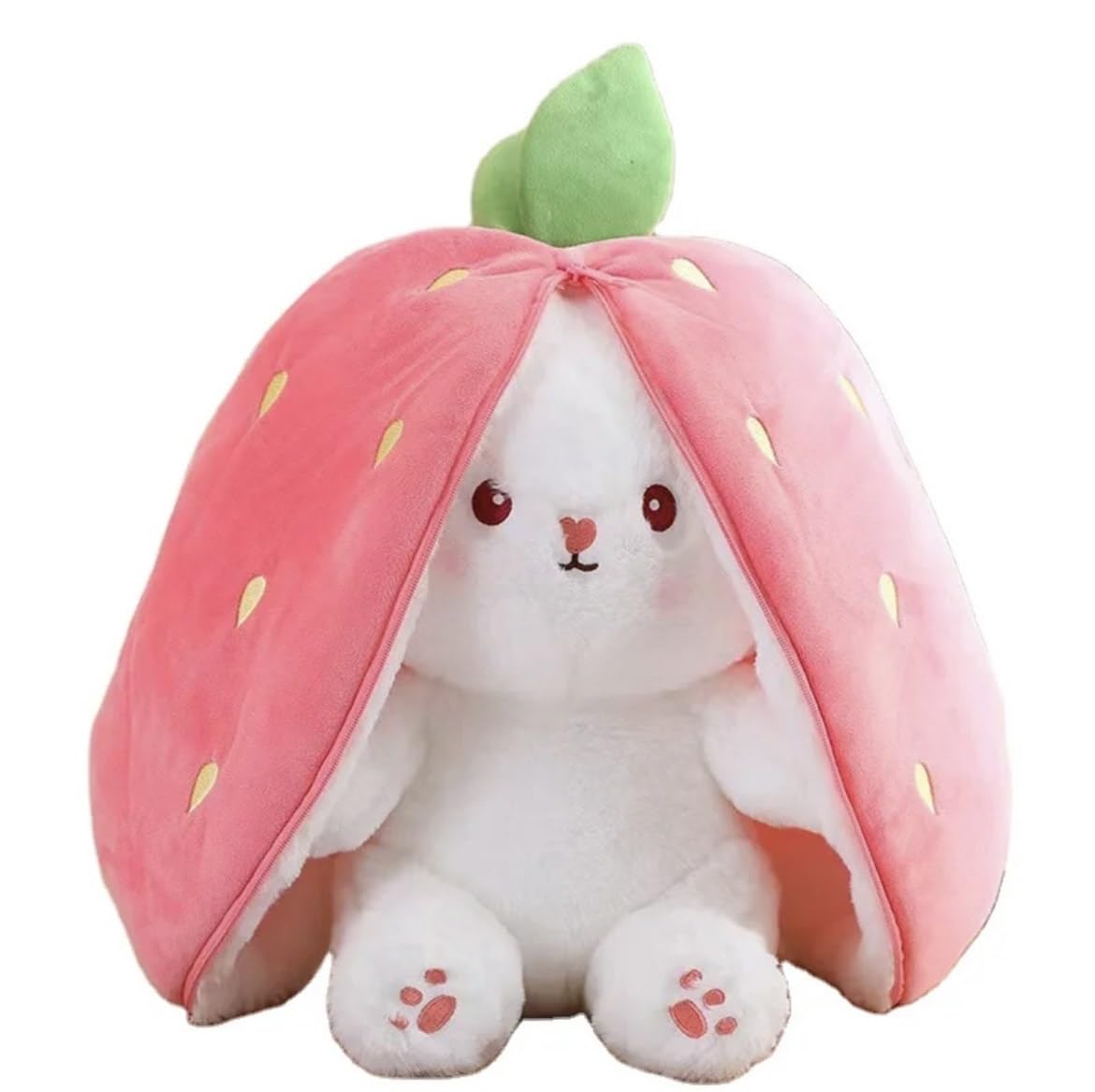Tiny Treasures by Madhaani Strawberry Bunny Soft Toy for Kids, Girls, Boys, for Small Kids/Children, Soft Toy Bunny, Color - White & Pink (B0CYPVRP7P) Amazon Price History, Amazon Price Tracker