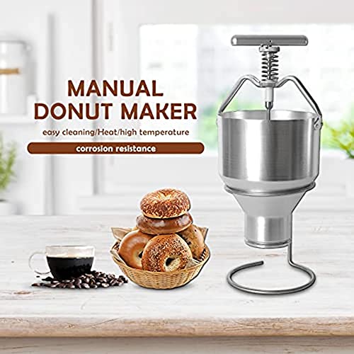 Amazon｜手動ドーナツメーカー手動ドーナツディスペンサー4L、デザート