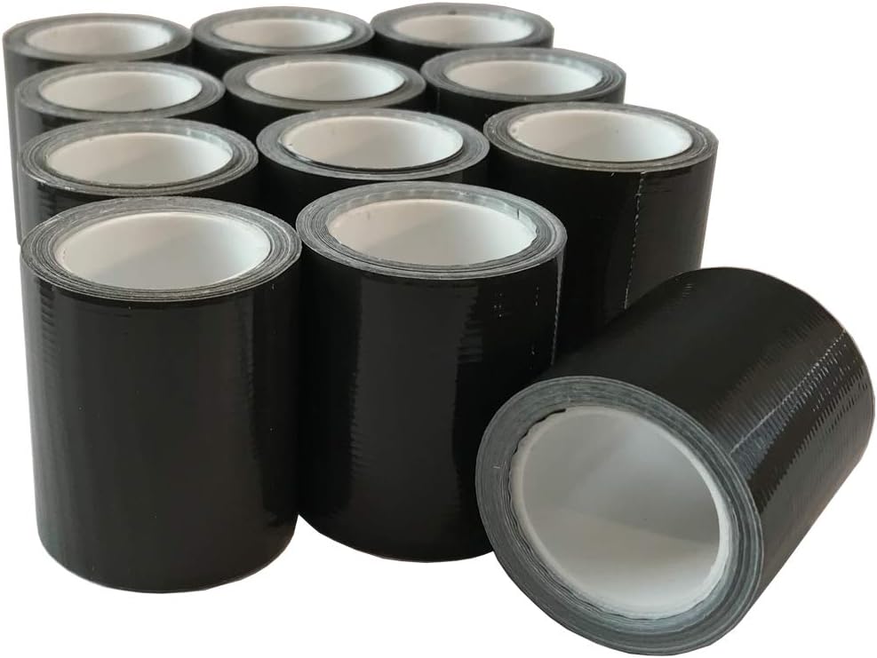 Mini Duct Tape Roll, 2 in. x 100 in., Contractor Grade (Dark Green, 12-Pack)