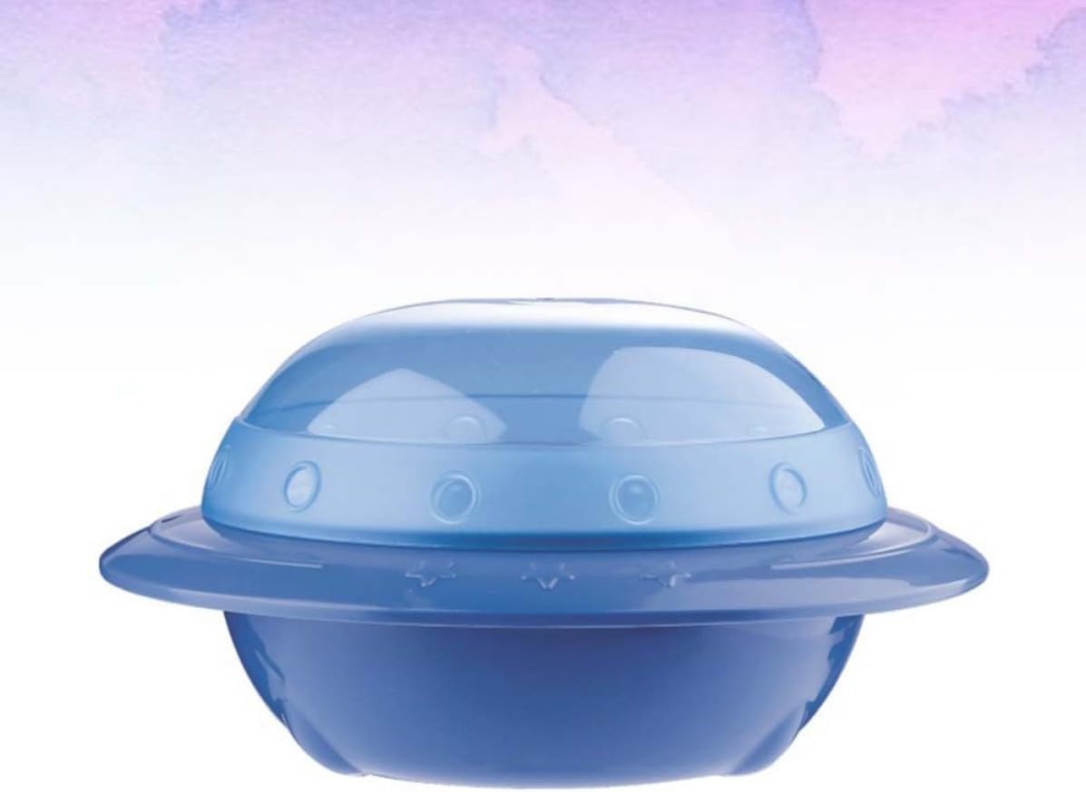 NOLITOY Creative Stainless Steel Insulated Rice Bowl with Flying Saucer Shape Multi-purpose Insulation Bowl for Home Use