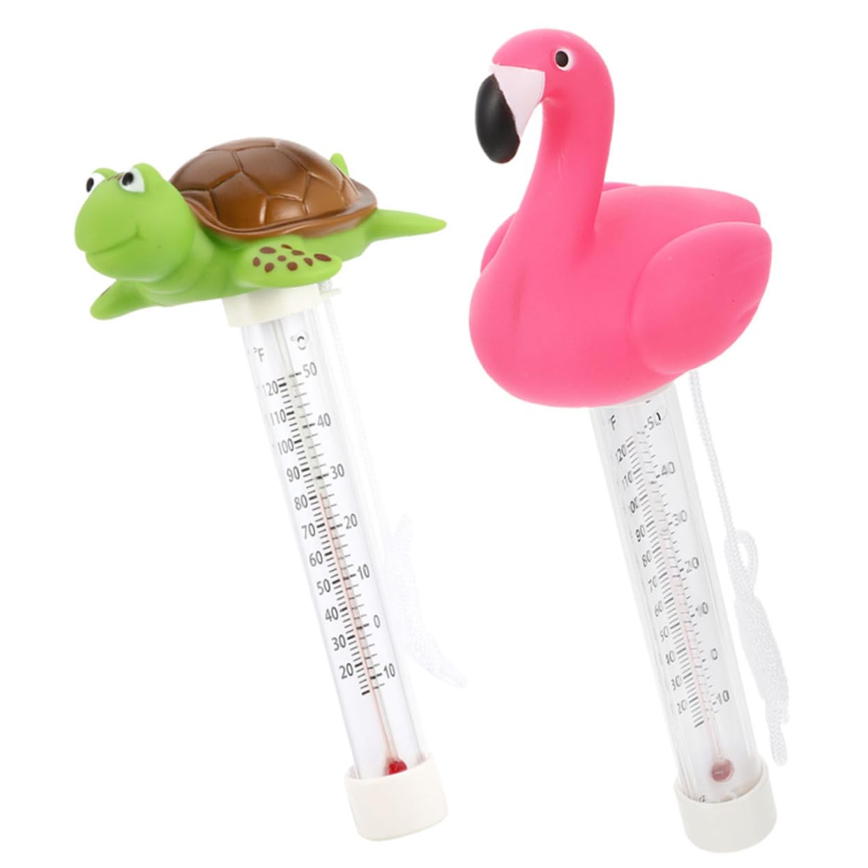 Supvox 5 Sätze Pooltermomenter Aqua Temperatur-feuchtigkeits-monitor Wassertemperaturanzeige Wasserthermometer Schwimmendes Thermometer Für Kaltes Eintauchen Plastik 2 Stück * 5
