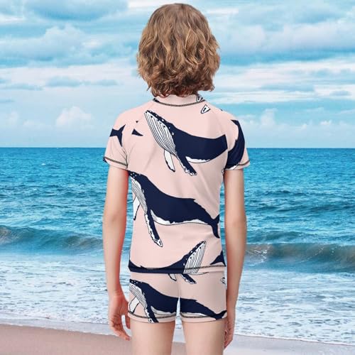 Lonely WhalesChildren's Swimsuits Boys Two Piece Suit10-12Y（150cm）2