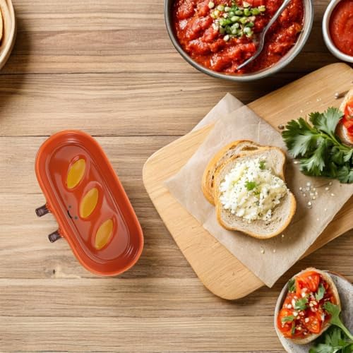 Cuenco de cerámica compacto para organizar salsas y decorar cocinas con poco espacio 8