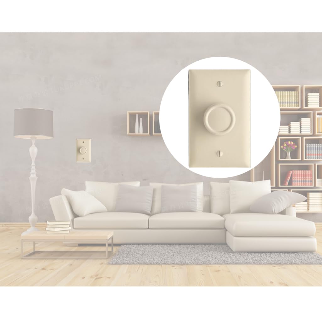 RRKIV Rotary Replacement Dimmer Knobs, Ivory (5) image 5