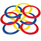 Trademark Innovations Juggling Ring - Professional Set of 9 Juggling Ring Pins