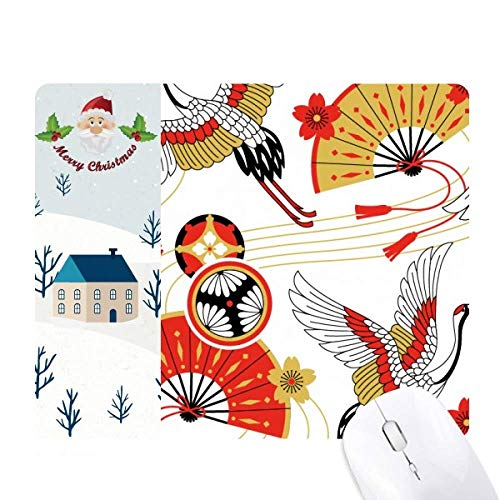 Tapis de souris grue sakura pliage mode pour bureau chic