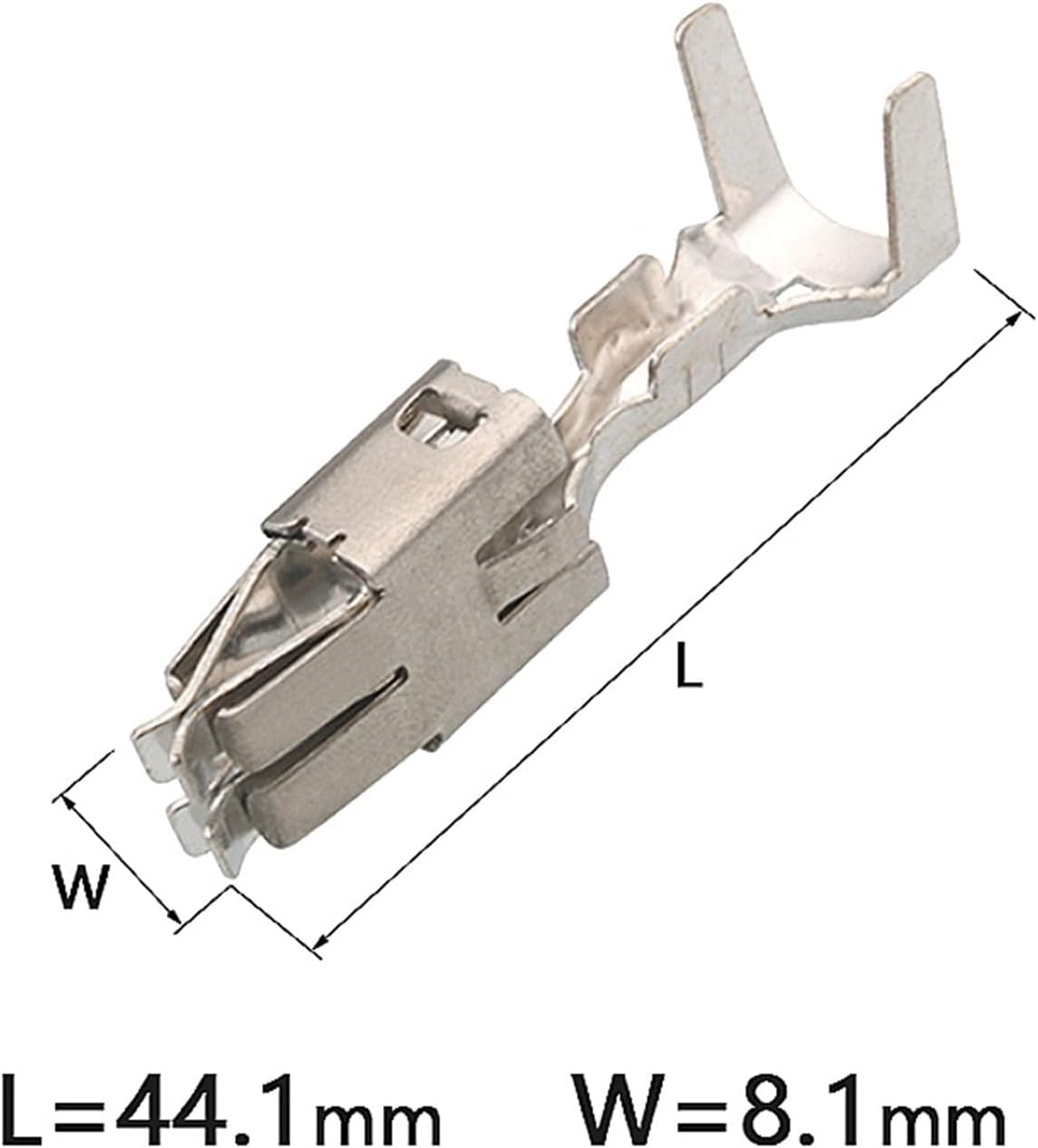 2Set Automotive Connector DJ7031-6.3/9.5-21 Female 1H0973204A Compatible With Car Harness Connectors 3Pin With Terminal